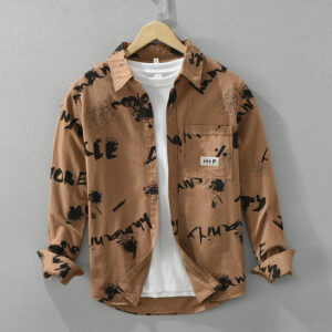 Men's Casual Plaid Long Sleeve Shirt - Fashion Turn-down Collar 2024